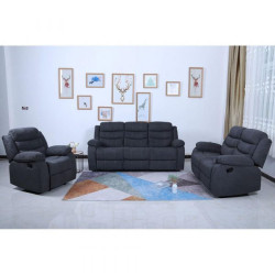 FX Cambridge 321 Recliner Sofa Lounge Suite FABRIC – GREY