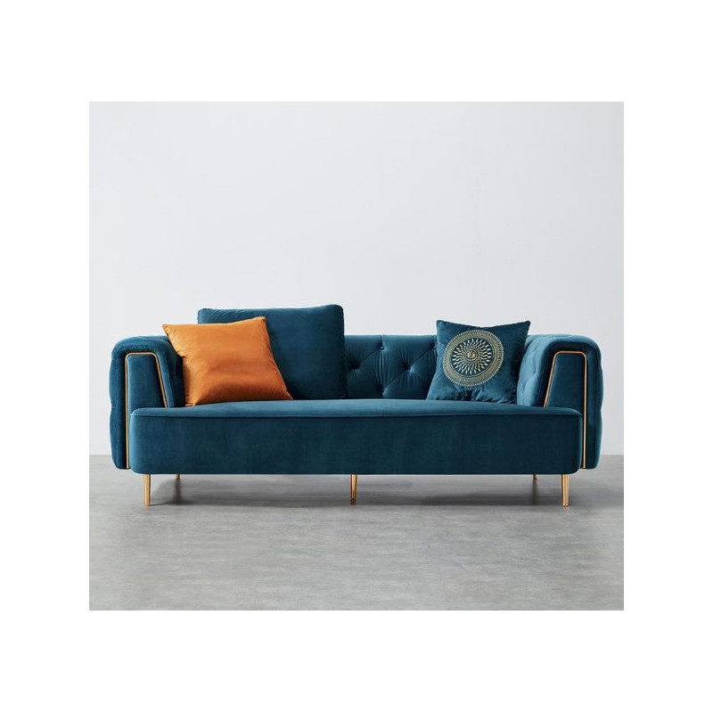 FX Dior 2 Seater Sofa – Fabric Blue