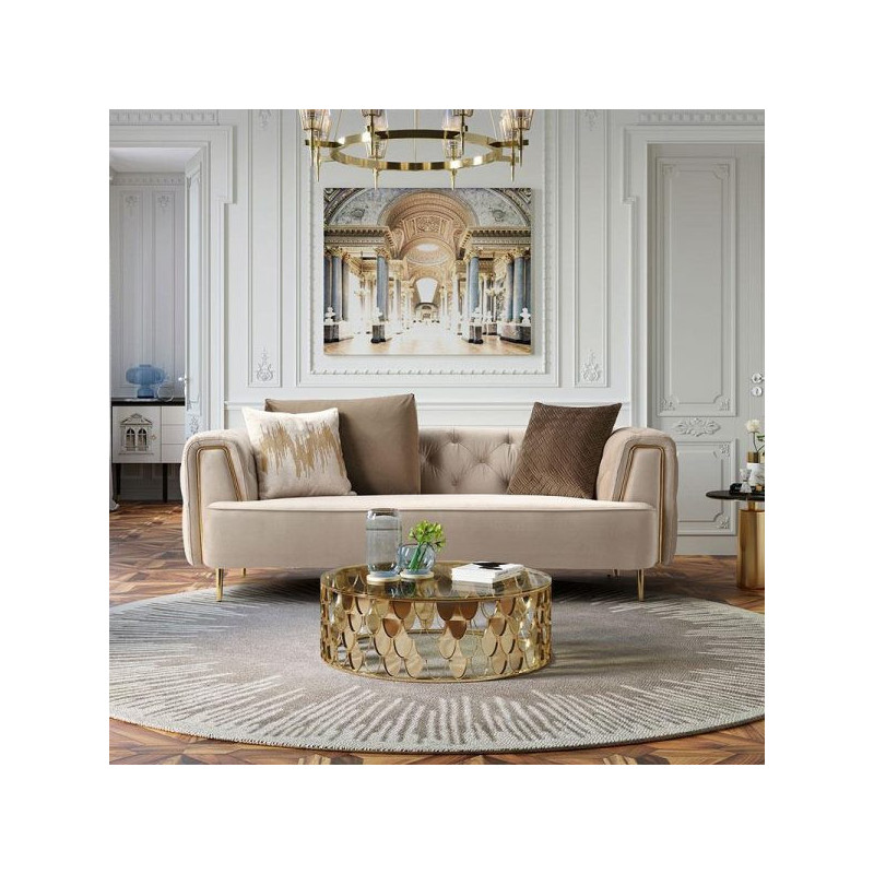 FX Dior Sofa – Fabric Champagne